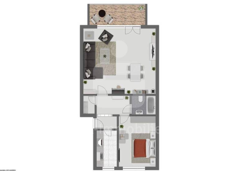 Wohnung zum Kauf 209.000 € 2 Zimmer 73,4 m² 1. Geschoss Troisdorf 53842