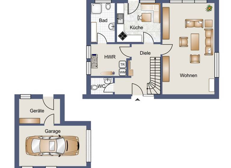 Einfamilienhaus zum Kauf 349.000 € 8 Zimmer 220 m² 783 m² Grundstück Wallinghausen Aurich 26605