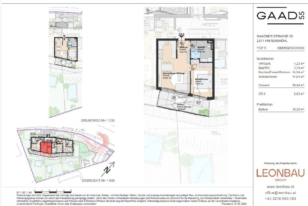 Wohnung zum Kauf 440.000 € 2 Zimmer 50,9 m²<br/>Wohnfläche Hinterbrühl 2371