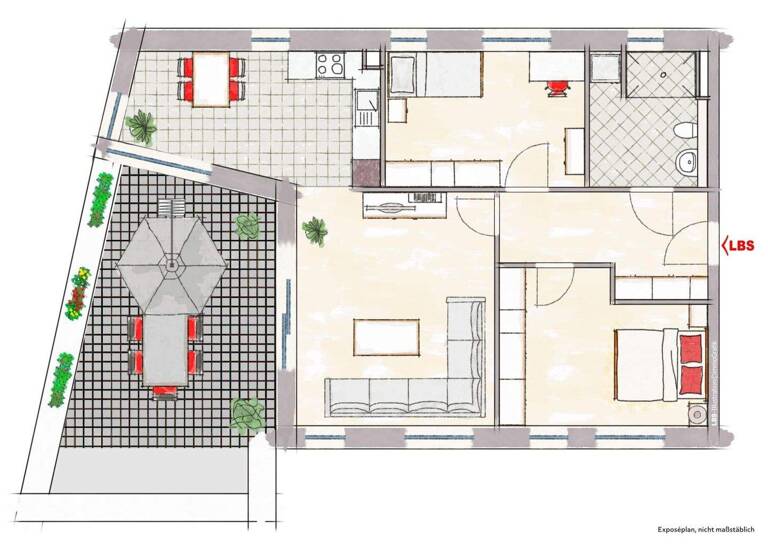 Penthouse zum Kauf 395.000 € 3 Zimmer 91,9 m² Donnerschwee Oldenburg 26123