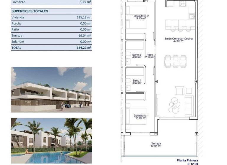 Haus zum Kauf 315.000 € 115 m² Pilar de la Horadada 03190