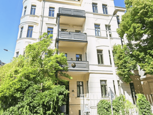 Wohnung zur Miete 850 € 4 Zimmer 106 m² 4. Geschoss frei ab 15.08.2026 August-Bebel-Straße 58 Südvorstadt Leipzig 04275
