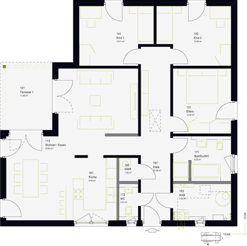 Haus zum Kauf provisionsfrei 428.734 € 137 m²<br/>Wohnfläche 1.100 m²<br/>Grundstück Köttelbach Kelberg 53539