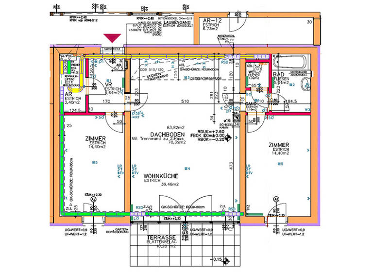 Haus zur Miete 984 € 83,8 m²<br/>Wohnfläche Obermarkersdorf 196 Schrattenthal 2073