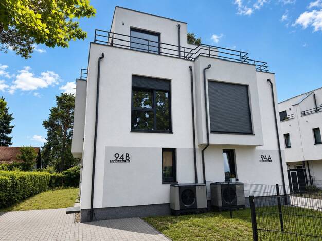 Doppelhaushälfte zum Kauf - Erstbezug provisionsfrei 593.000 € 4,5 Zimmer 122 m² 197 m² Grundstück Odernheimer Straße 94 Müggelheim Treptow-Köpenick 12559