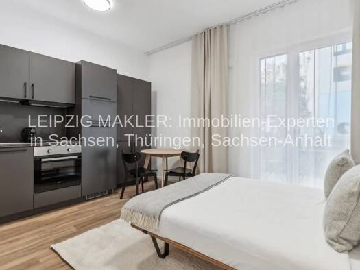 Studio zur Miete 930 € 1 Zimmer 24 m² frei ab sofort Zentrum-Nord Leipzig 04105