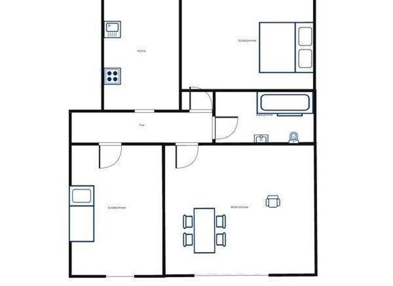 Wohnung zur Miete 571 € 3 Zimmer 66,4 m² frei ab 08.03.2026 Blumenäckerweg 19 Harleshausen Kassel 34128