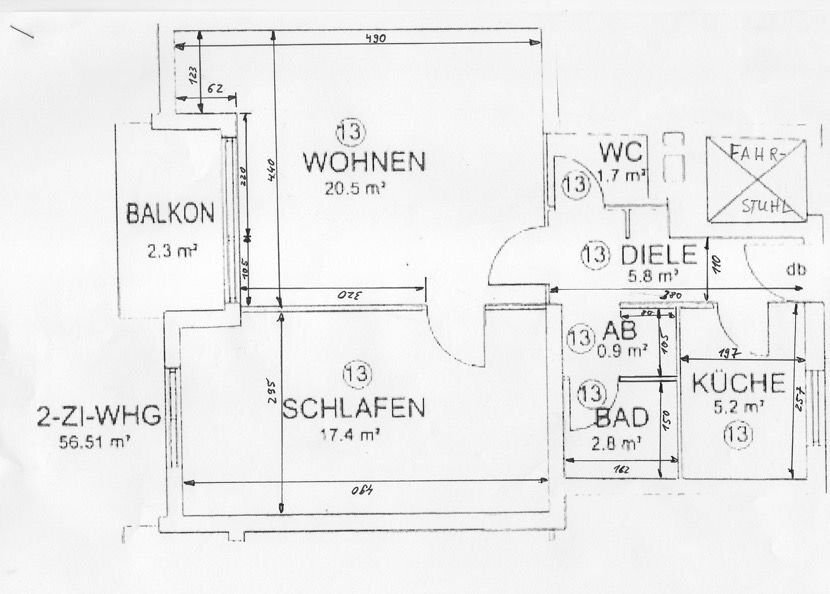 Wohnung zum Kauf 2 Zimmer 55 m²<br/>Wohnfläche 2.<br/>Geschoss Charlottenburg Berlin 10589