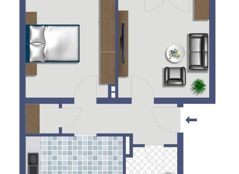 Wohnung zum Kauf provisionsfrei 136.900 € 2 Zimmer 54,2 m² 1. Geschoss Burgunderstraße 25 Furth-Süd Neuss 41462