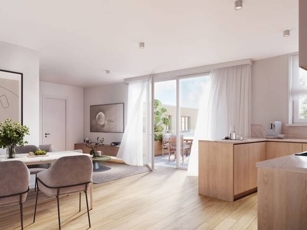 Wohnung zum Kauf - Erstbezug provisionsfrei 341.900 € 2 Zimmer 53,3 m² 2. Geschoss Niehler Str. 346 Niehl Nippes 50735