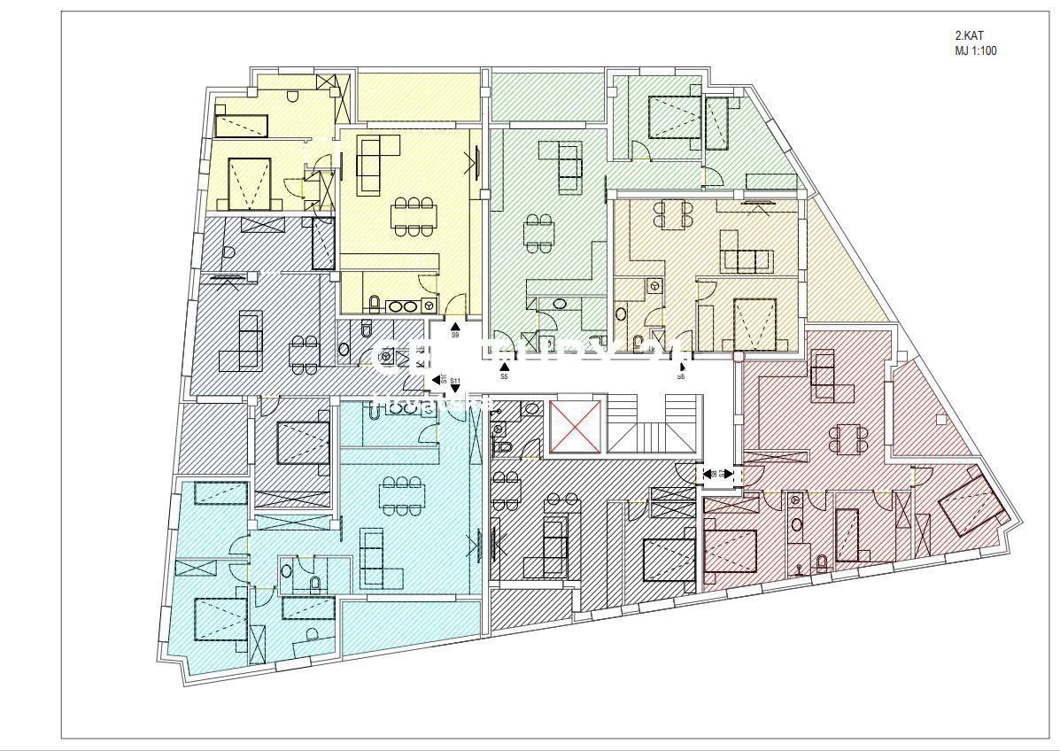 Wohnung zum Kauf 247.390 € 2 Zimmer 84 m²<br/>Wohnfläche 2.<br/>Geschoss Vidikovac 23000