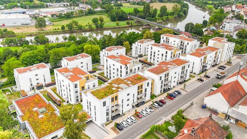 Wohnung zur Miete - Neubau 1.192 € 4 Zimmer 98,7 m² 2. Geschoss frei ab 01.07.2025 Salinenstraße 4 Jagstfeld Bad Friedrichshall 74177