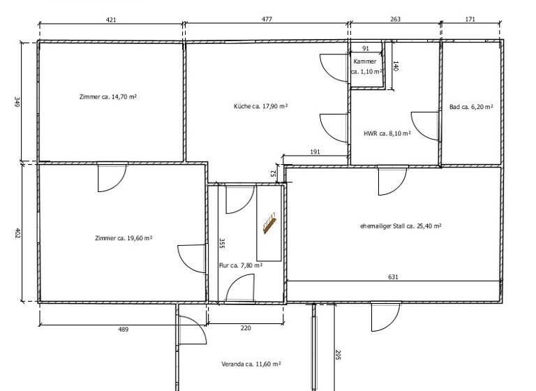 Einfamilienhaus zum Kauf 135.000 € 4 Zimmer 132 m² 1.700 m² Grundstück frei ab sofort Wittenhof 3 Schenkenberg 17291