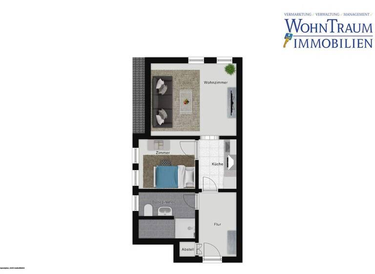 Wohnung zur Miete 300 € 2 Zimmer 38 m² frei ab 01.03.2026 Meerhof Marsberg / Meerhof 34431