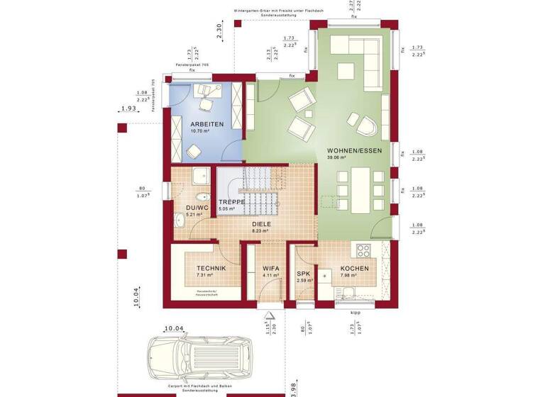 Haus zum Kauf 587.776 € 5 Zimmer 165 m² 394 m² Grundstück Nieder-Olm 55268