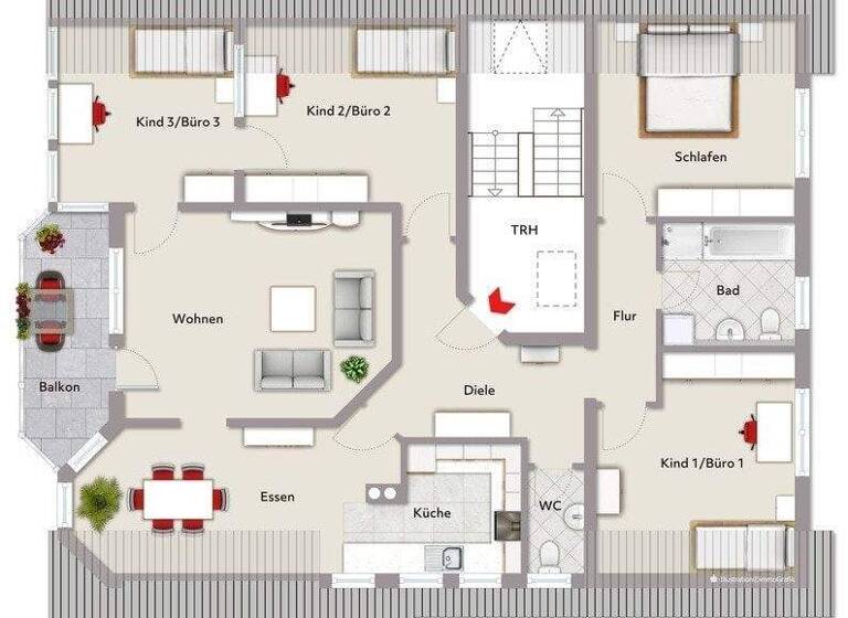 Wohnung zur Miete 750 € 5 Zimmer 130 m² frei ab sofort Köhlau Schopfloch 91626