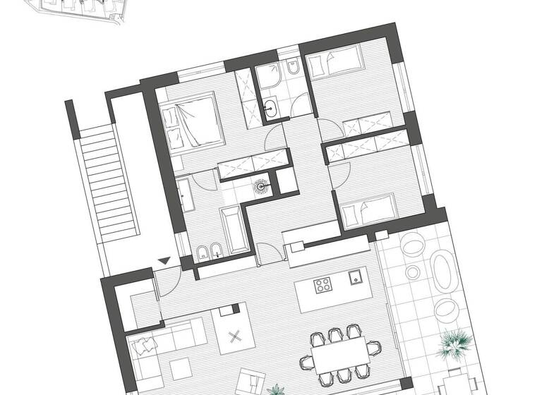 Penthouse zum Kauf 1.300.000 € 4 Zimmer 107,8 m² 3. Geschoss Vintlerweg 63 Brixen 39042