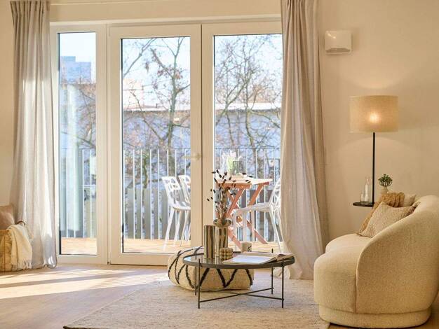 Wohnung zur Miete - Erstbezug 1.469 € 2 Zimmer 55,5 m² 2. Geschoss frei ab 01.03.2026 Archenholdstrasse 19 Friedrichsfelde Berlin 10315