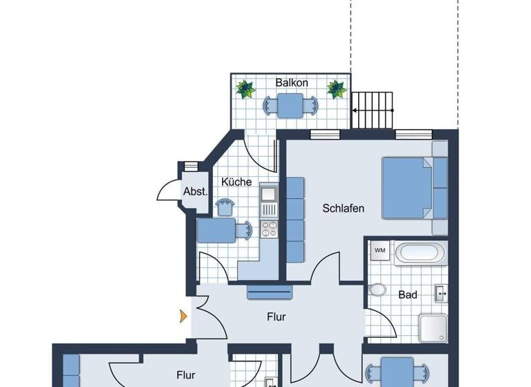Wohnung zum Kauf 324.999 € 4 Zimmer 94,5 m²<br/>Wohnfläche EG<br/>Geschoss Schlesierstr. 50 Stötteritz Leipzig / Stötteritz 04299