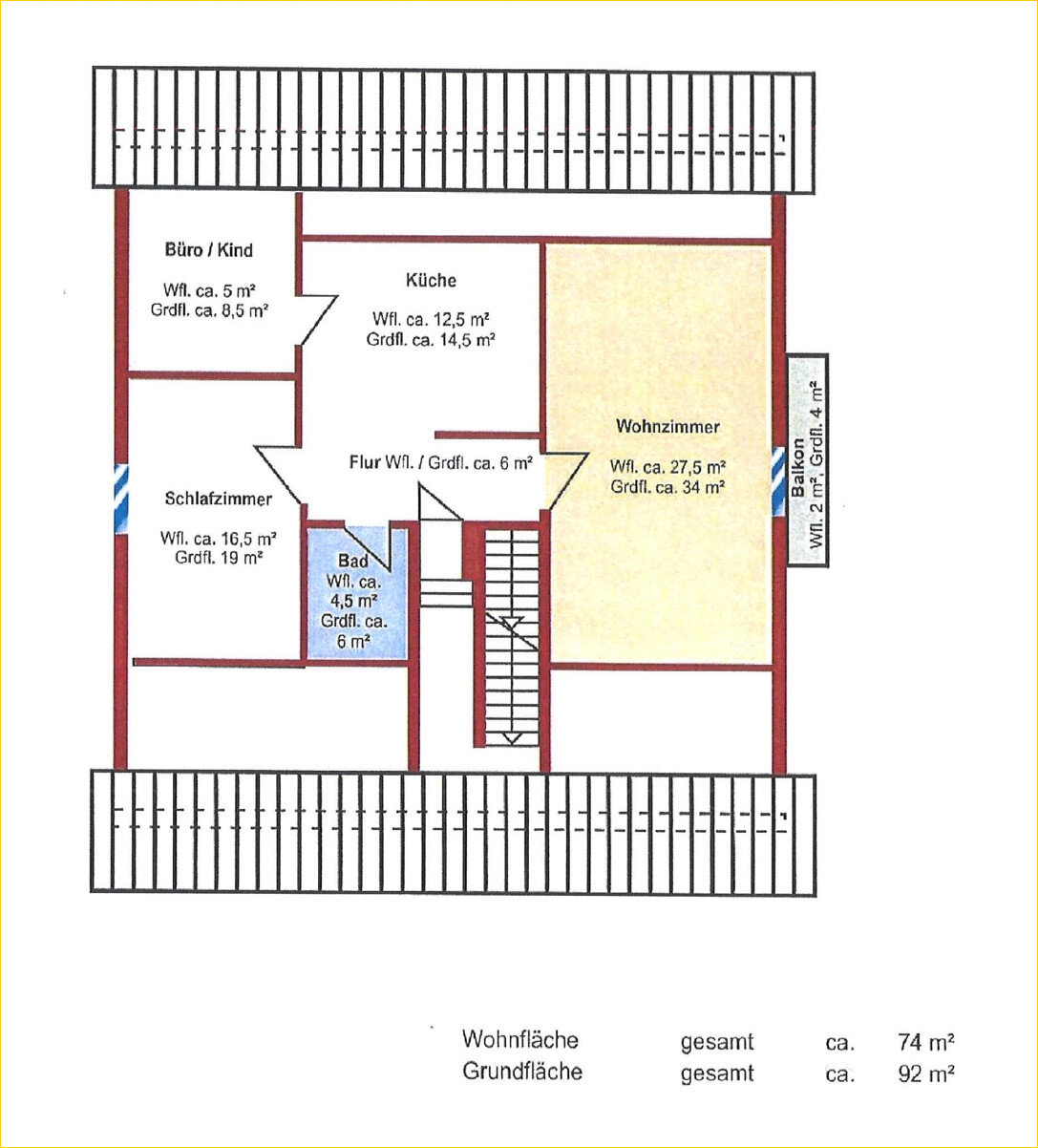 Wohnung zur Miete 620 € 2,5 Zimmer 74 m²<br/>Wohnfläche 2.<br/>Geschoss Ampfing Ampfing 84539