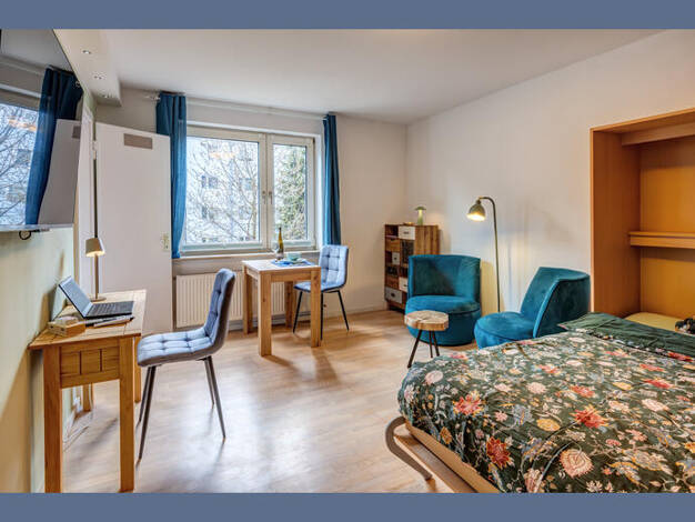 Studio zur Miete auf Zeit 1.250 € 1 Zimmer 30 m² Schwabing-West München 80804