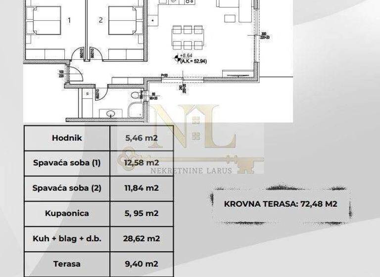 Wohnung zum Kauf 300.000 € 3 Zimmer 146 m² 3. Geschoss Okrug