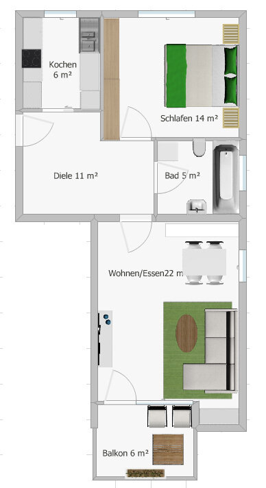 Wohnung zur Miete 650 € 2,5 Zimmer 59 m²<br/>Wohnfläche 2.<br/>Geschoss 01.04.2025<br/>Verfügbarkeit Vilsbiburg Vilsbiburg 84137