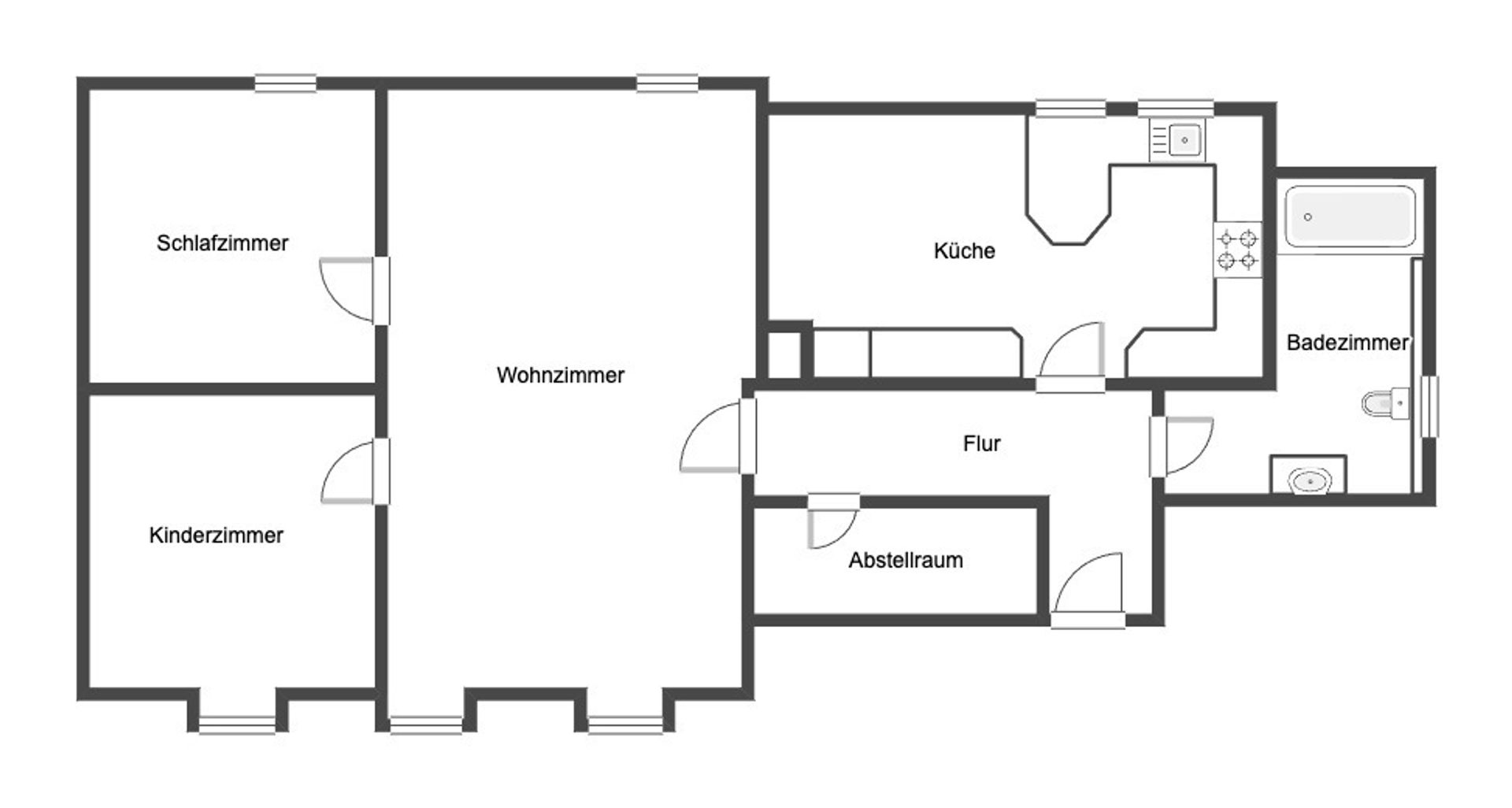 Immobilie zum Kauf als Kapitalanlage geeignet 125.000 € 3 Zimmer 78 m²<br/>Fläche Böhlen Böhlen 04564