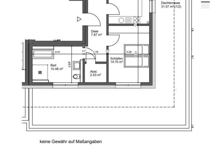 Penthouse zur Miete 1.117 € 2 Zimmer 97 m² 3 Geschosse frei ab 01.05.2026 Danziger Weg 5 Lüdenscheid 58511