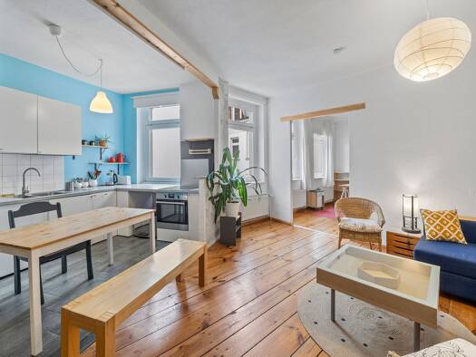 Wohnung zur Miete 1.350 € 2 Zimmer 64 m² 4. Geschoss frei ab 15.04.2026 Boxhagener Straße 51 Friedrichshain Berlin 10245