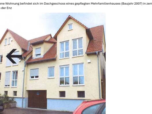 Maisonette zur Miete 850 € 2,5 Zimmer 75 m² Geschoss 1/2 frei ab 01.02.2026 Spitalstraße 19 Vaihingen an der Enz 71665