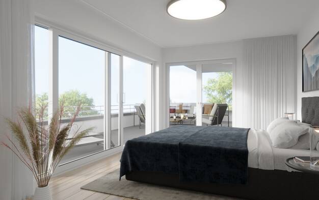 Penthouse zum Kauf - Neubau provisionsfrei als Kapitalanlage geeignet 617.000 € 3 Zimmer 117,6 m² Friedrich-Hecker-Str. 12 Schopfheim Schopfheim 79650