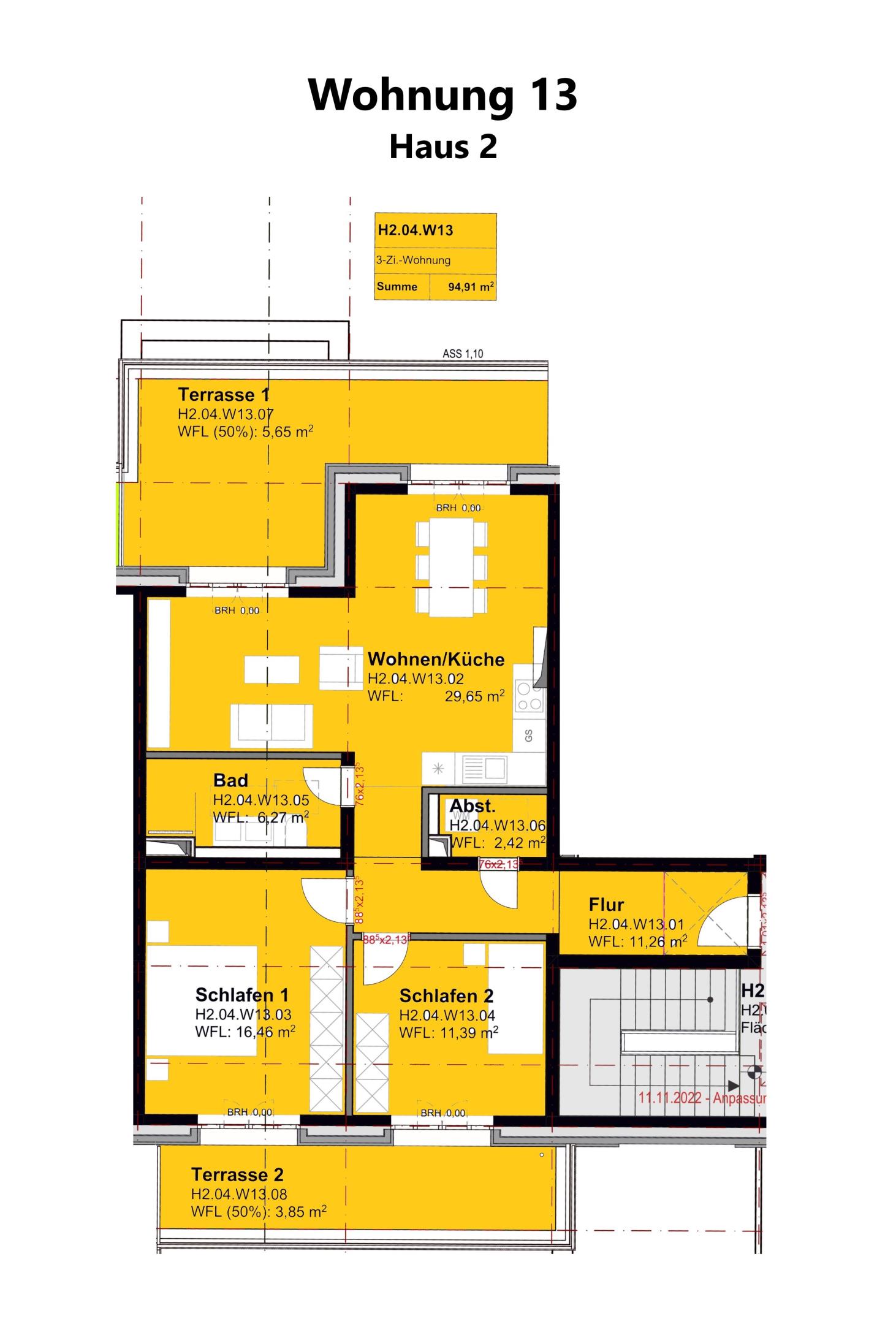 Penthouse zum Kauf provisionsfrei 559.500 € 3 Zimmer 94,9 m²<br/>Wohnfläche Trier-West 5 Trier 54294