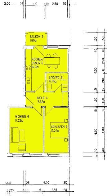 Wohnung zur Miete 479 € 2 Zimmer 60 m²<br/>Wohnfläche 2.<br/>Geschoss ab sofort<br/>Verfügbarkeit Georg-Schumann-Str. 327 Möckern Leipzig 04159