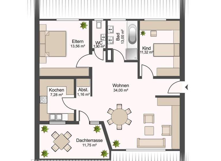Maisonette zum Kauf 380.000 € 4,5 Zimmer 121,6 m² Hebelstr. 55 Öhringen 74613