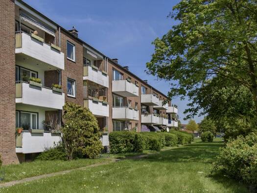 Wohnung zur Miete nur mit Wohnberechtigungsschein 385 € 3 Zimmer 75,2 m² 2. Geschoss frei ab 19.05.2026 Carl-Sonnenschein-Straße 79 Linn Krefeld 47809