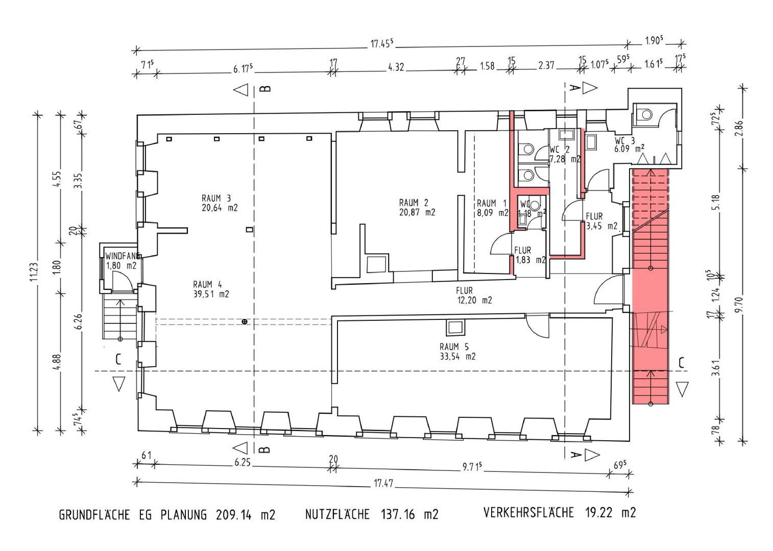 Bürofläche zur Miete provisionsfrei 134 m²<br/>Bürofläche Wössinger Straße 102 Wössingen Walzbachtal 75045