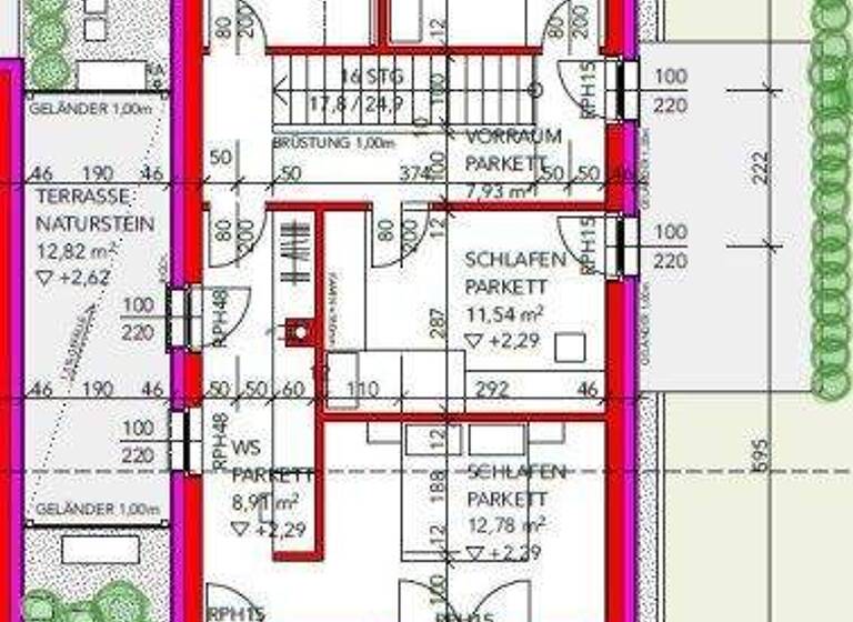 Doppelhaushälfte zum Kauf - Erstbezug 590.000 € 4 Zimmer 132,1 m² frei ab sofort Leopold Lehnerstraße Steinabrückl 2751