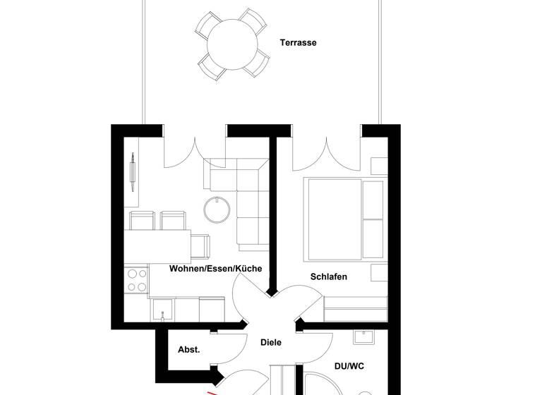 Wohnung zum Kauf 299.000 € 2 Zimmer 49 m²<br/>Wohnfläche Zingst Ostseeheilbad Zingst 18374