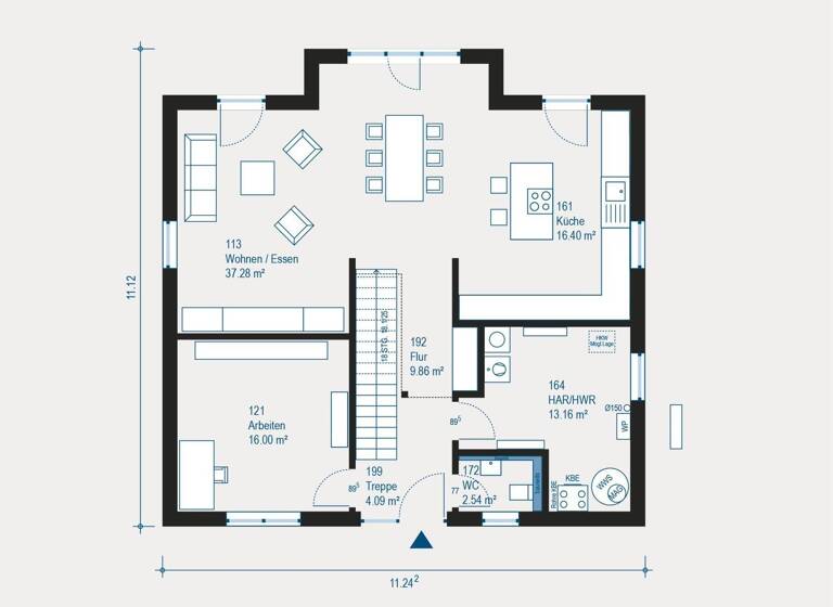 Einfamilienhaus zum Kauf 534.000 € 5 Zimmer 192,8 m² 450 m² Grundstück Weinberg Nordheim am Main 9334