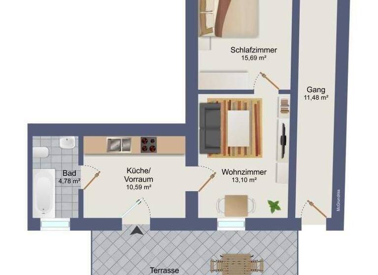 Wohnung zum Kauf 150.000 € 2 Zimmer 43,1 m² EG Pressbaum 3021