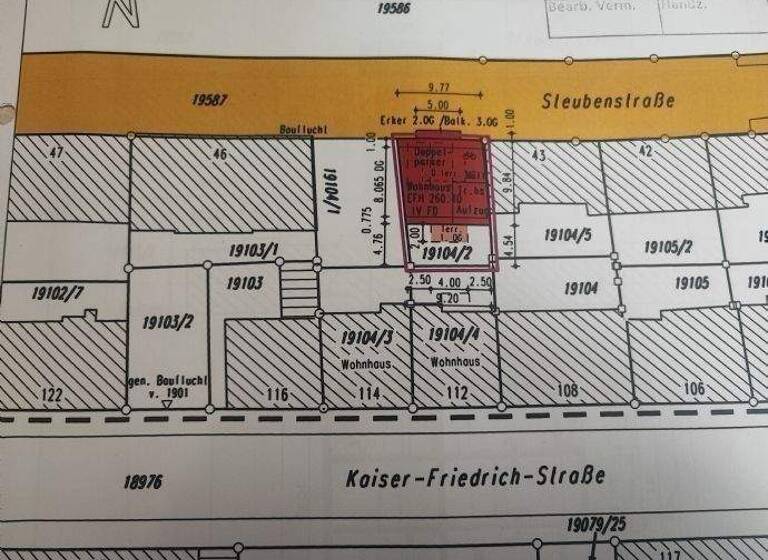 Grundstück zum Kauf provisionsfrei 280.000 € 138 m² Grundstück Baugenehmigung vorhanden Steubenstr.44 Südoststadt Pforzheim 75175