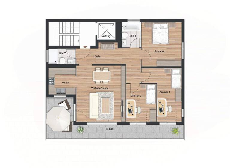 Wohnung zum Kauf provisionsfrei als Kapitalanlage geeignet 565.000 € 4 Zimmer 106,4 m² Ziegelhausen 69118