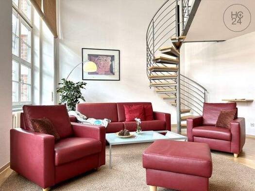 Wohnung zur Miete Wohnen auf Zeit 2.000 € 2 Zimmer 90 m² frei ab sofort Plagwitz Leipzig 04229