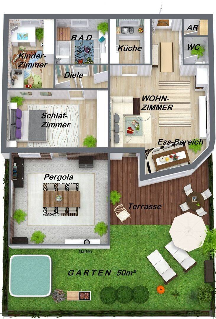 Wohnung – Graz, Wetzelsdorf - Ansicht 2