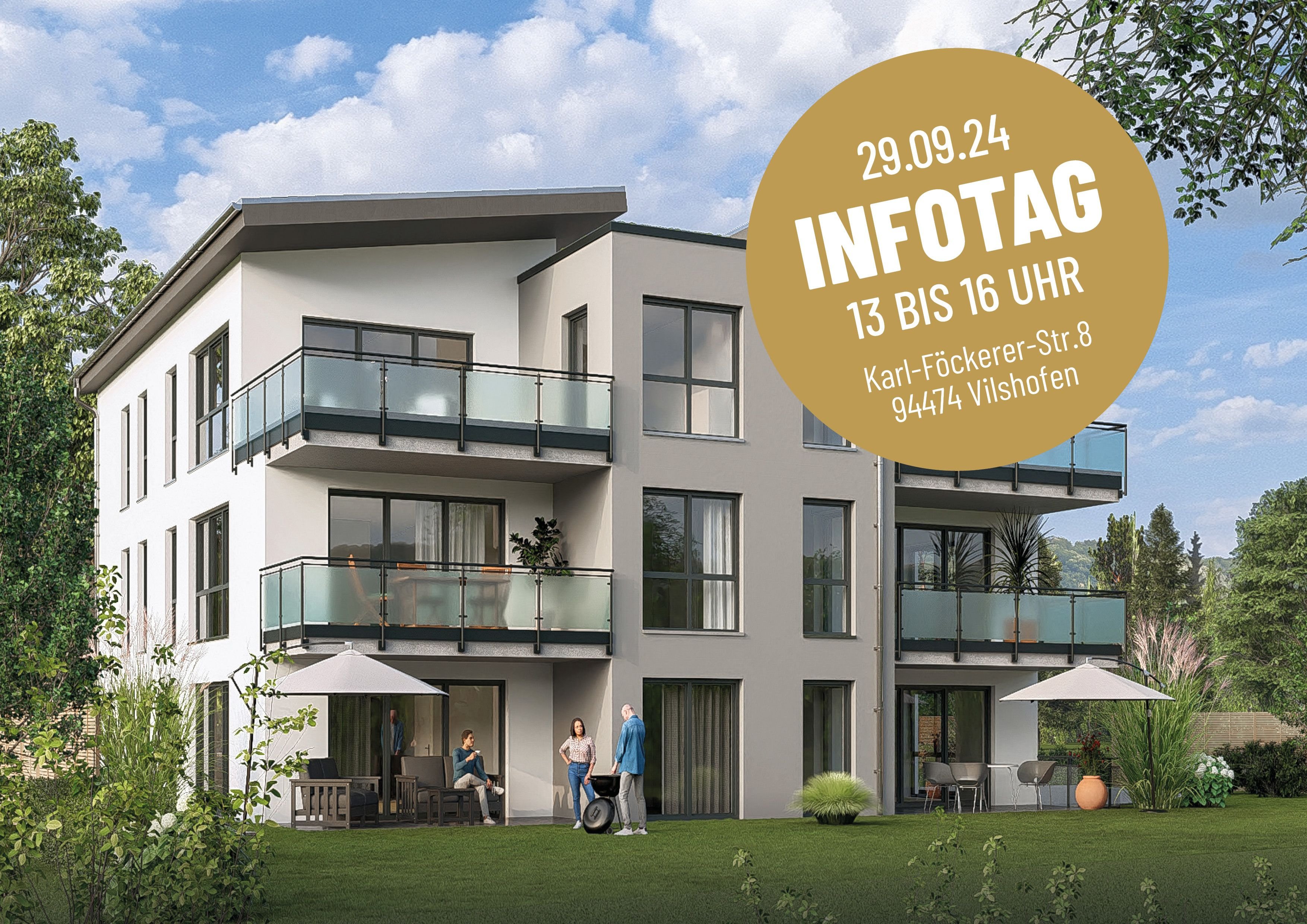 Wohnung zum Kauf provisionsfrei 195.000 € 2 Zimmer 49,1 m²<br/>Wohnfläche 1.<br/>Geschoss Karl-Föckerer-Straße 8 Vilshofen Vilshofen an der Donau 94474