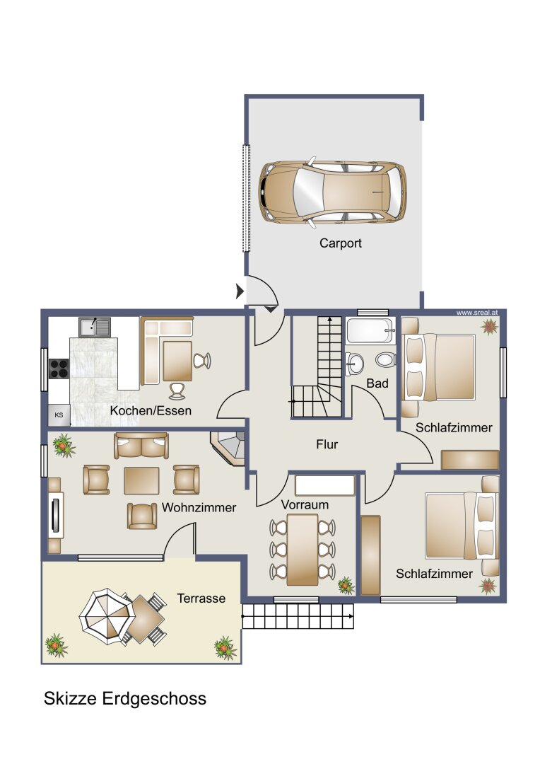 Einfamilienhaus zum Kauf 649.000 € 5 Zimmer 106,9 m²<br/>Wohnfläche 769 m²<br/>Grundstück Hubstraße Feldkirch 6800