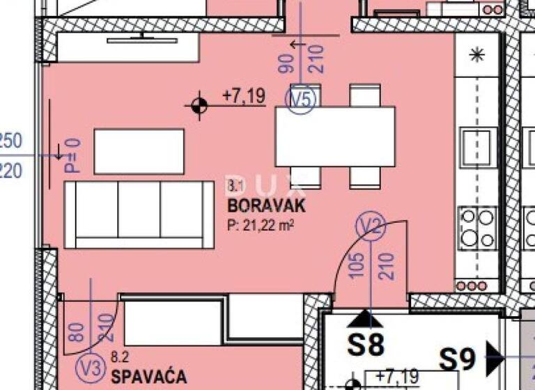 Wohnung zum Kauf 295.000 € 3 Zimmer 67 m² 1. Geschoss Povljana