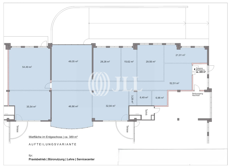 Bürofläche zur Miete provisionsfrei 12,50 € 2.902,8 m²<br/>Bürofläche ab 200 m²<br/>Teilbarkeit Adlershof Berlin 12489