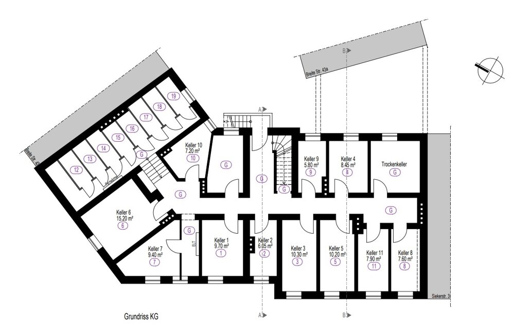 Wohnung zum Kauf 185.000 € 3 Zimmer 58 m²<br/>Wohnfläche 1.<br/>Geschoss Alt- und Neustadt Bielefeld / Innenstadt 33602